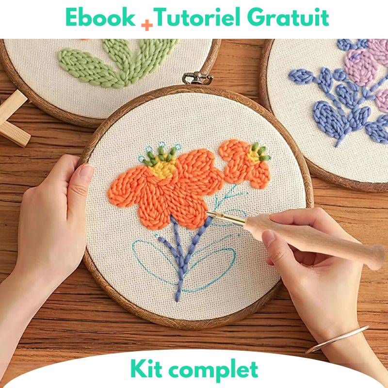 Kit Punch Needle Transformez votre Stress en Art