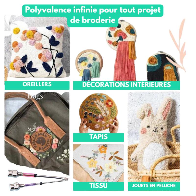Kit Punch Needle    Transformez votre Stress en Art